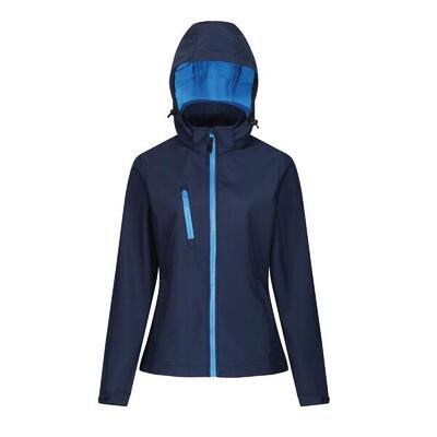 Dames venturer 3lagige membraan soft shell jacket (marine)