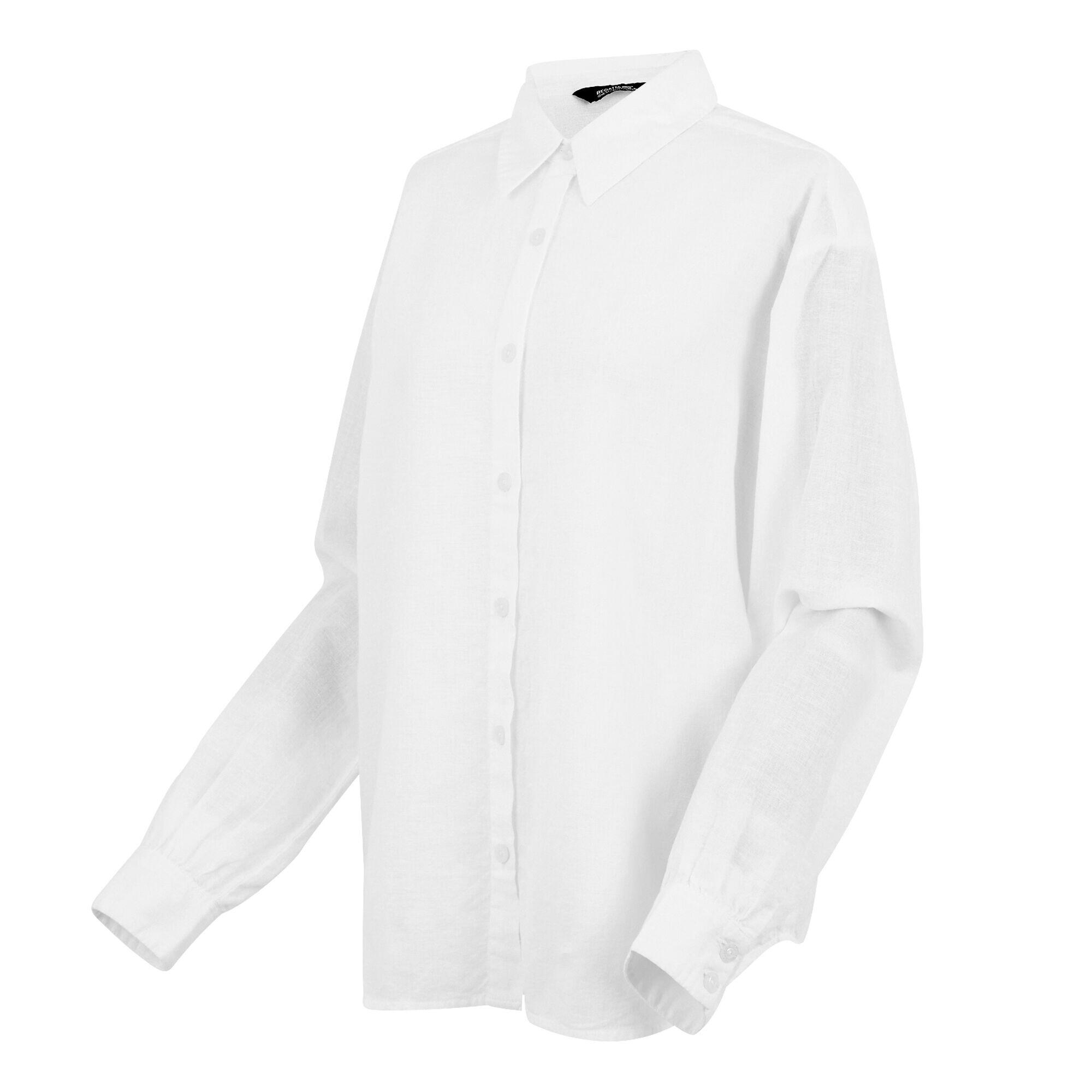 Womens/Ladies Primevere II Shirt (White) 3/5