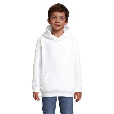 Felpa Con Cappuccio Bambini SOLS Condor Bianco