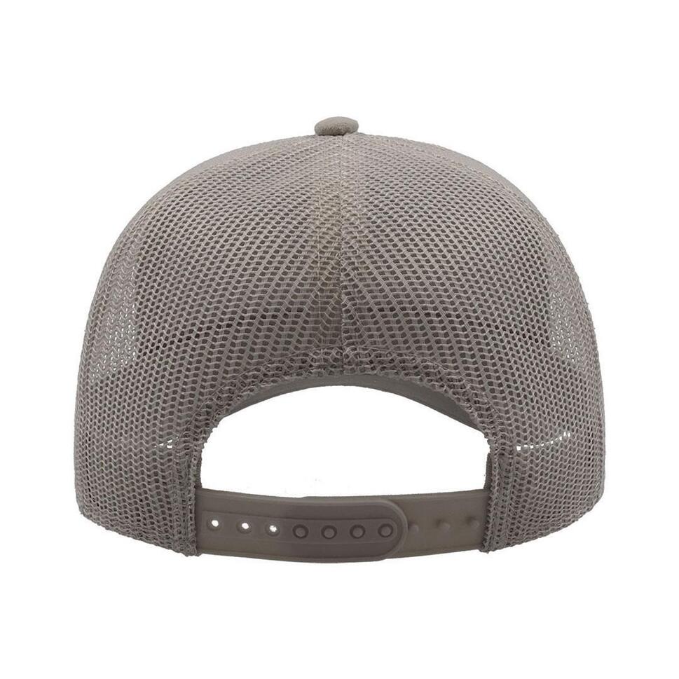 Rapper Faux Suede 5 Panel Trucker Cap