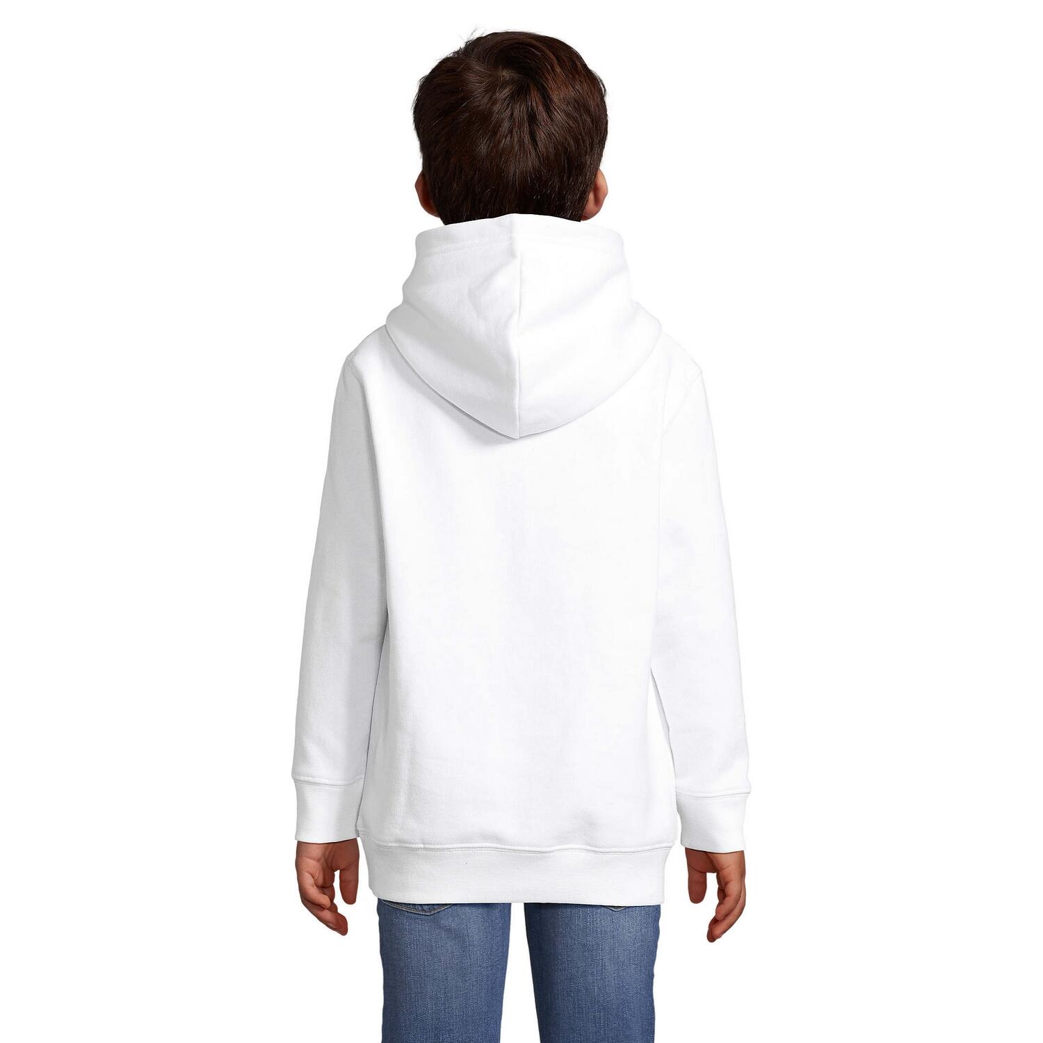 Casaco com capuz Condor para criança/adolescente (Branco) 2/3