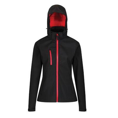 Dames venturer 3lagige membraan soft shell jacket (marine)