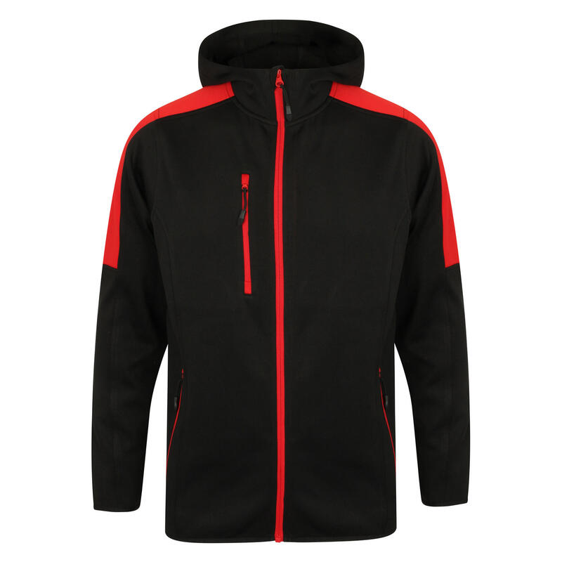 Veste Softshell ACTIVE Adulte (Noir / Rouge)