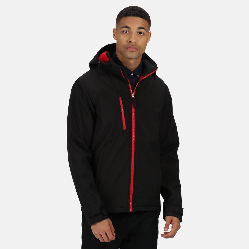 BLACK / RED