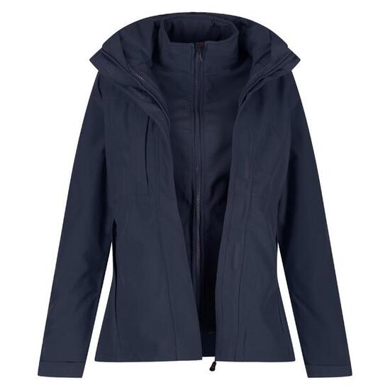 Professional Kingsley Veste Imperméable 3en1 Femme (Bleu Marine)