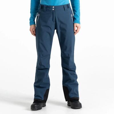 Donna Impermeabile Pantaloni Da Sci Dare 2B Effused II Nero Bianco