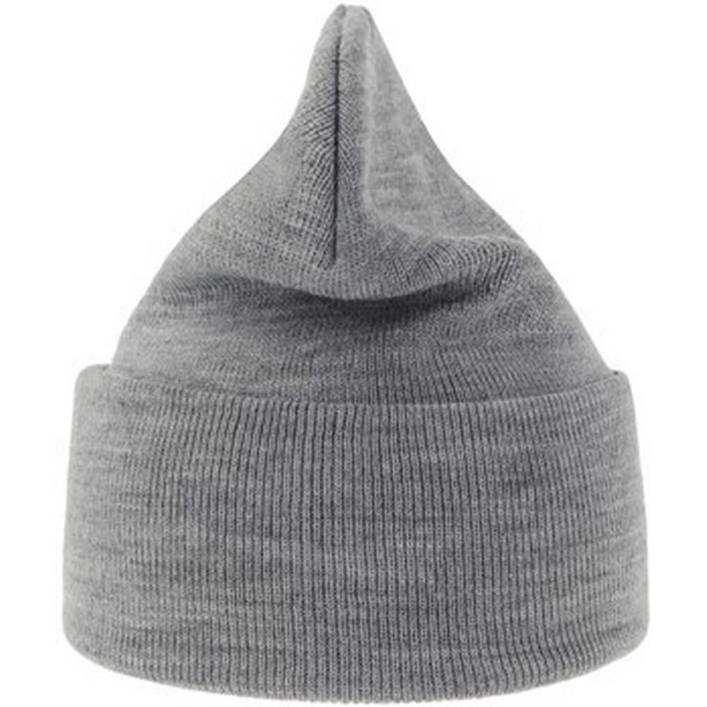 Unisex Adult Pure Recycled Beanie (Cinzento Claro) 2/3
