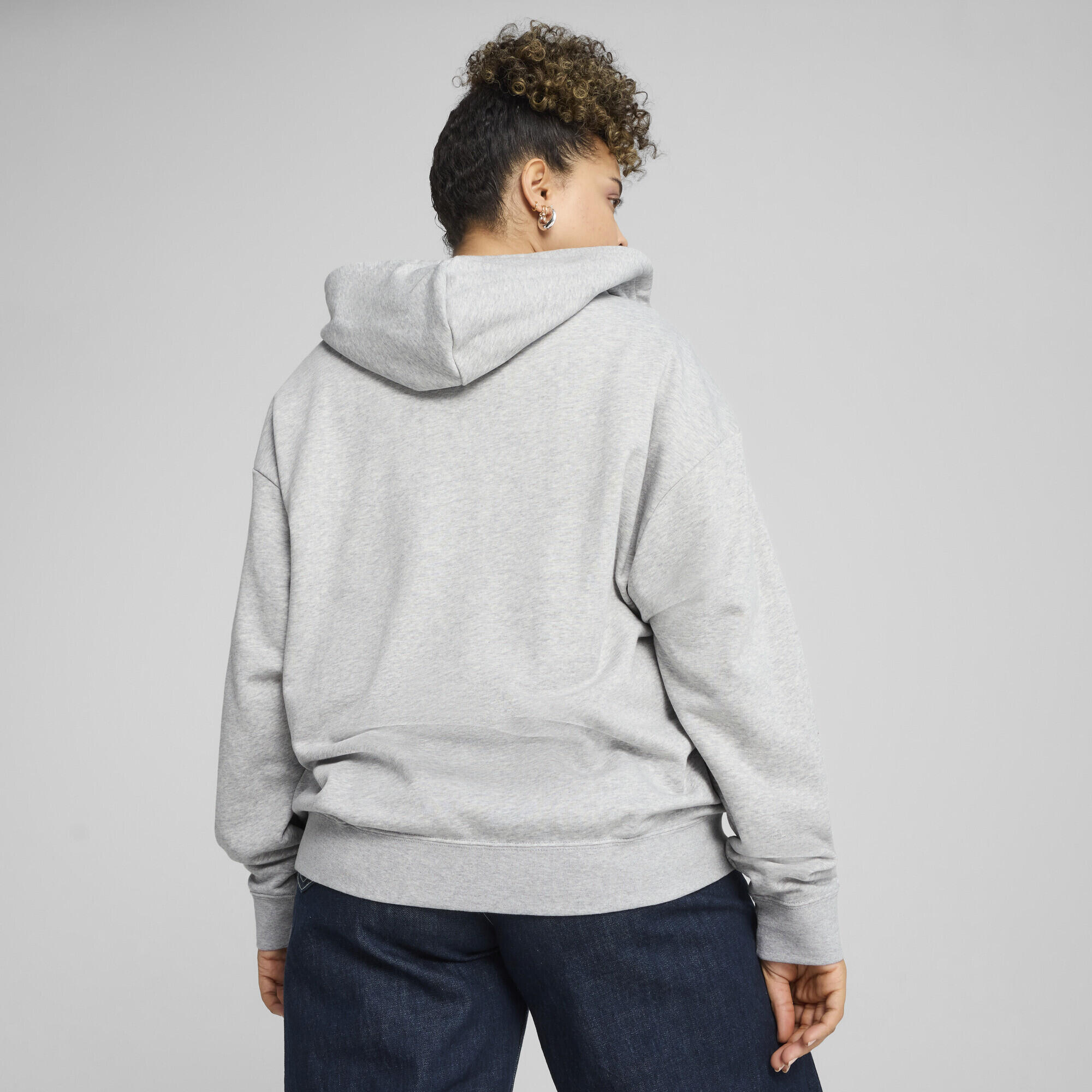 ESS Small No. 1 Logo Comfort Hoodie mit durchgehendem Reißverschluss Damen PUMA 5/7