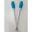 Massues de Gymnastique Rythmique pour Enfants Dvillena Bicolores 41cm