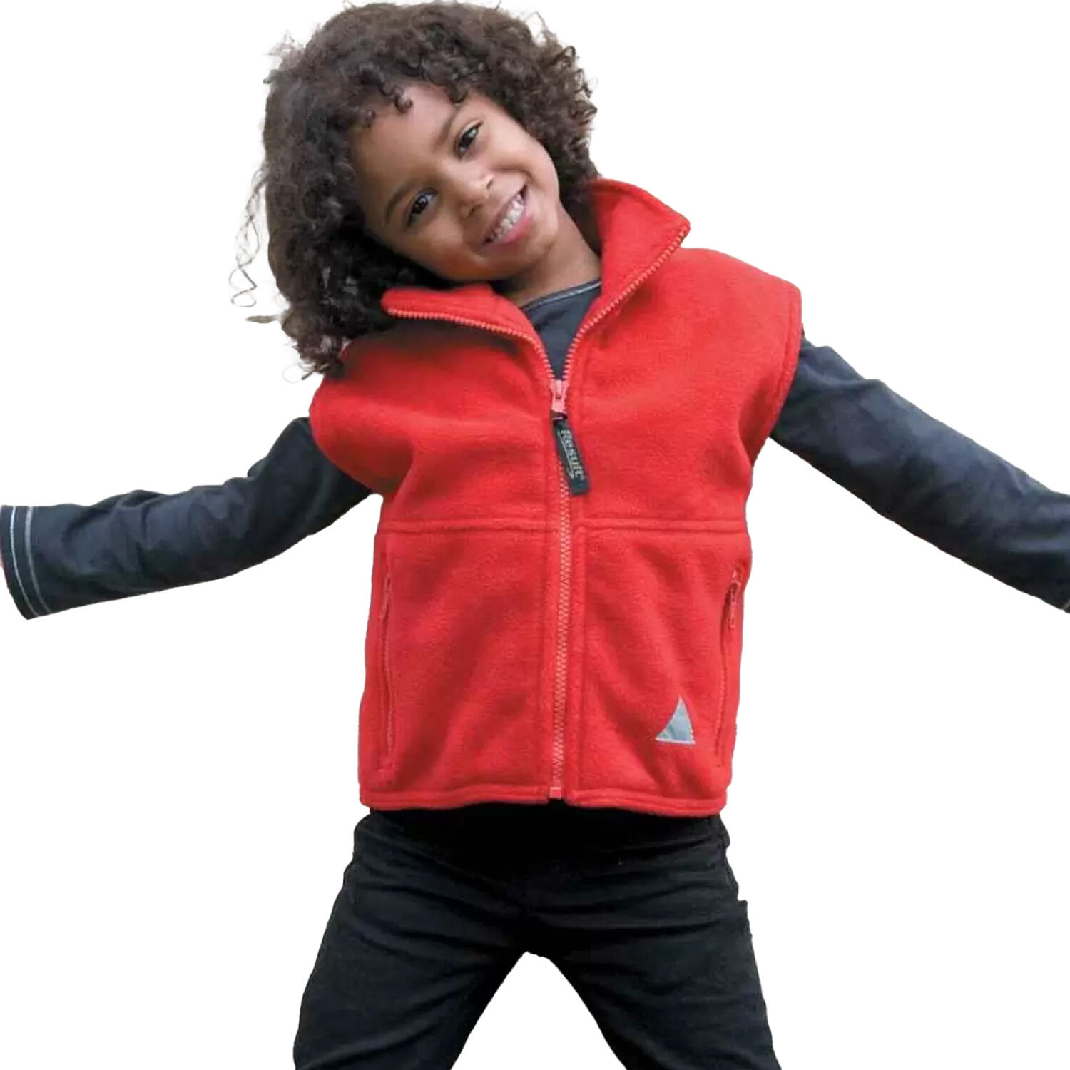 Veste Sans Manches Enfant (Rouge) 2/3