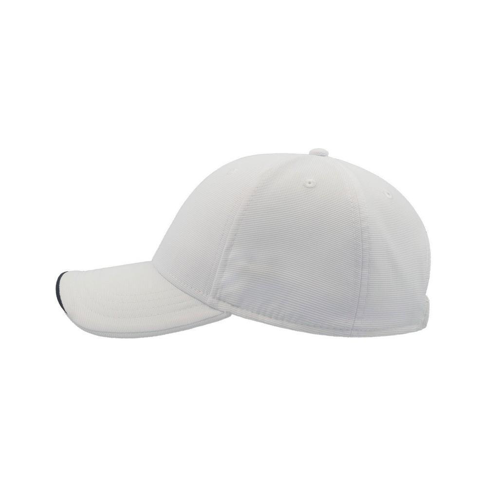 Casquette Tissu Gaufré ESTORIL Mixte (Blanc) 3/4