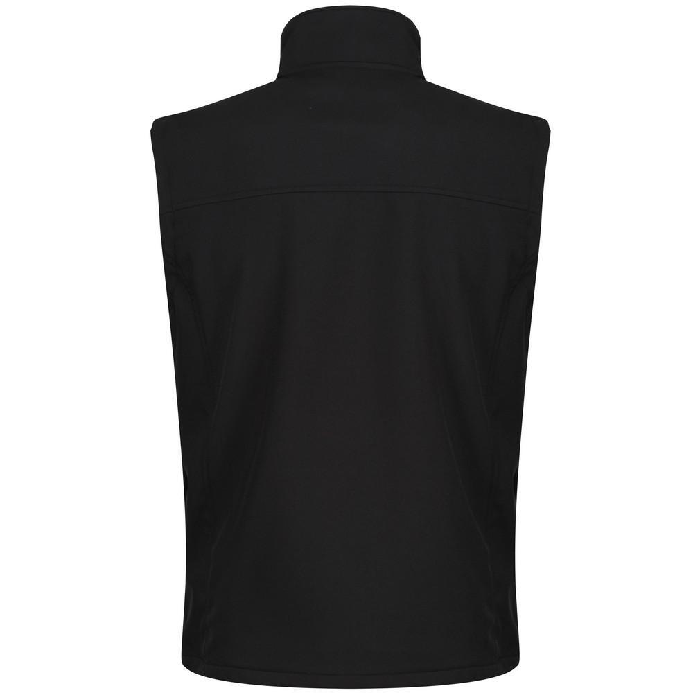 Mens Flux SoftshellWeste, wasserabweisend, winddicht Herren Schwarz 2/5