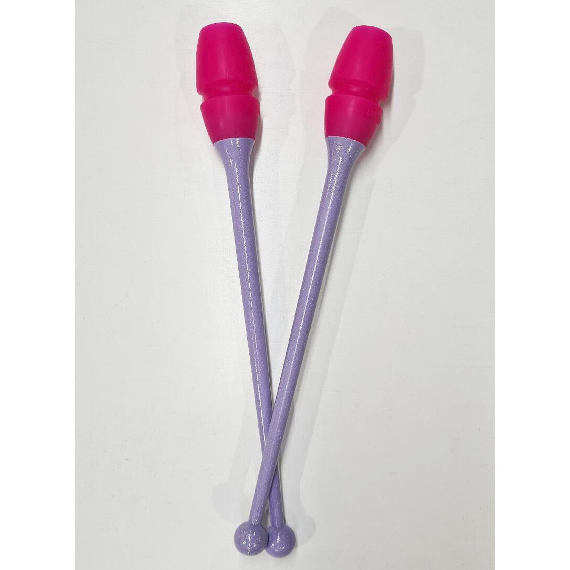 Massues de Gymnastique Rythmique pour Enfants Dvillena Bicolores 36cm