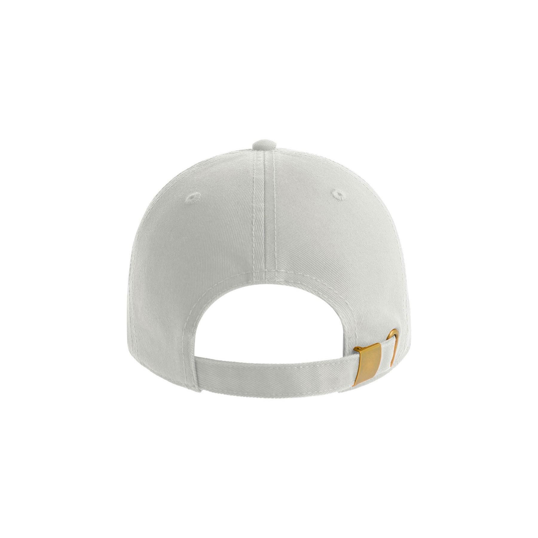 Casquette Déstructurée 6 Panneaux Mixte (Blanc) 2/4