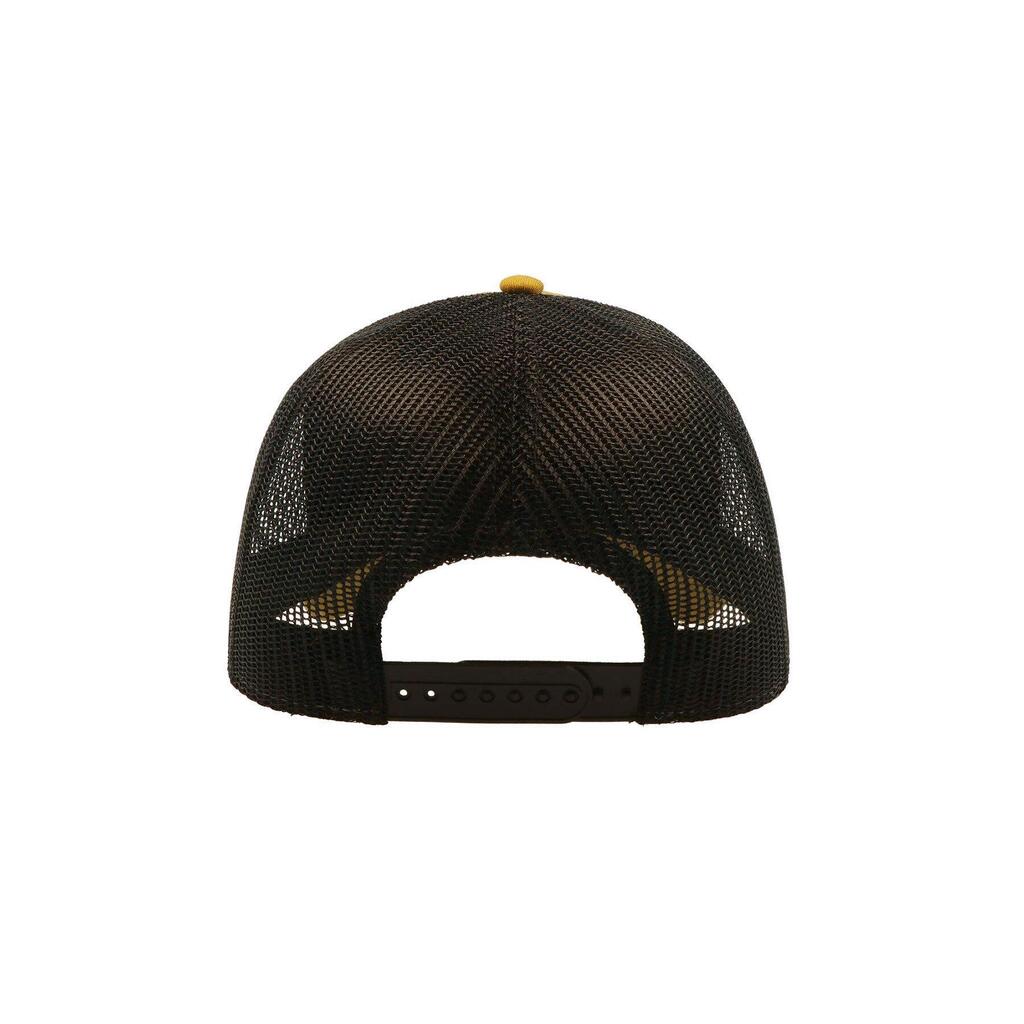 Rapper Cotton 5 Panel Trucker Cap (Mustard Yellow/Black)