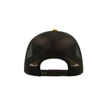 Casquette Style Trucker RAPPER Mixte (Jaune Foncé / Noir)