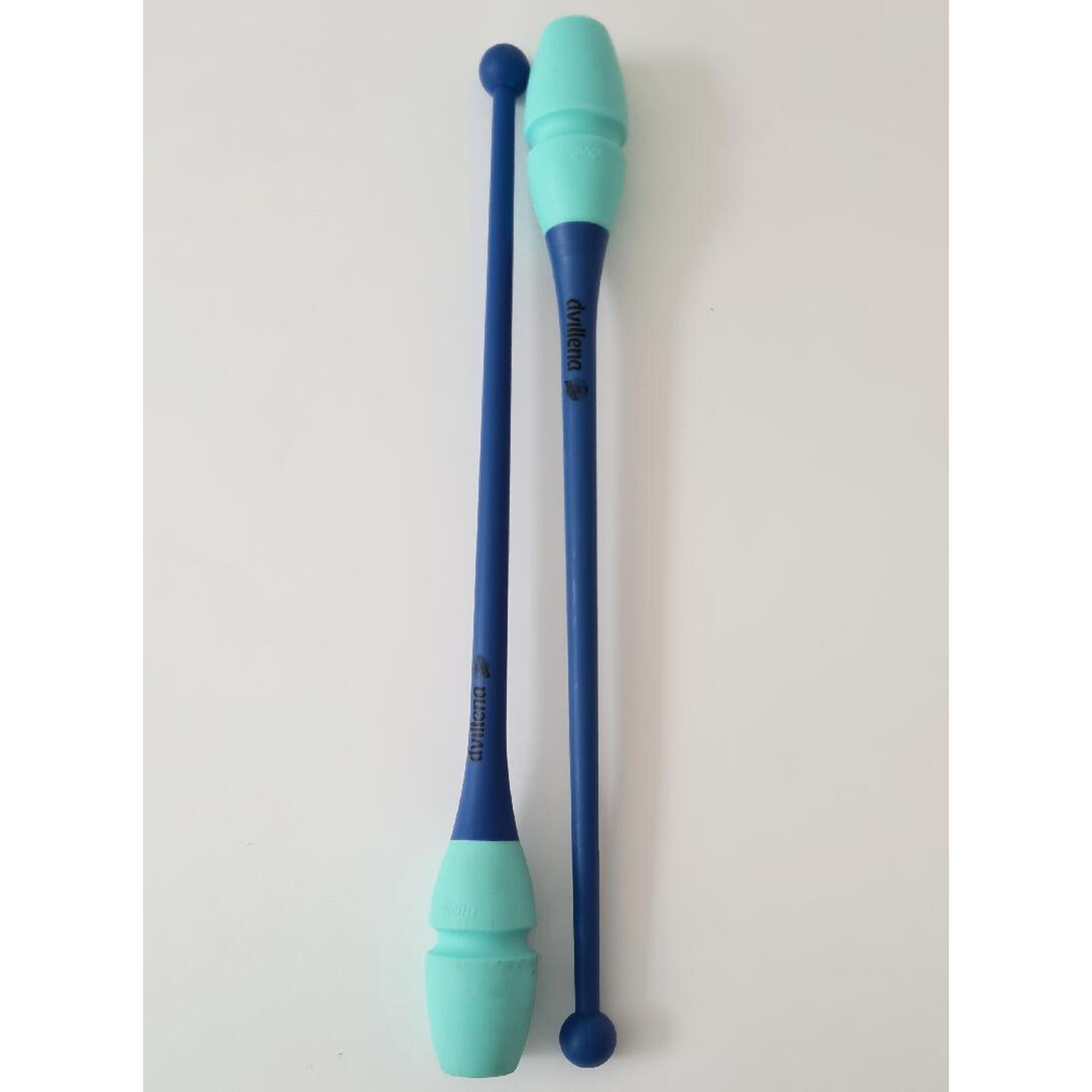 Massue De Gymnastique Rythmique Pour Débutantes - 41 Cm - Caoutchouc Antidérapant - Pour Entraînement, Danse, école - 12