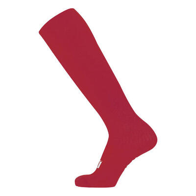 Unisex voetbal sokken voor volwassenen (rood)