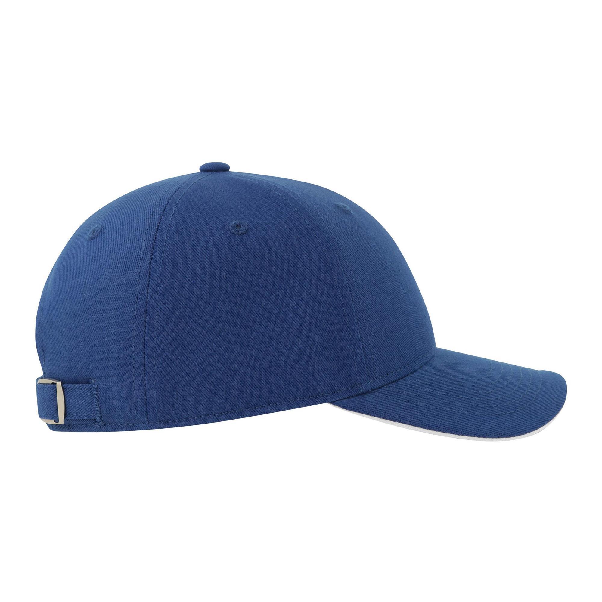 Casquette LIBERTY SANDWICH Adulte (Bleu Roi / Blanc) 3/4