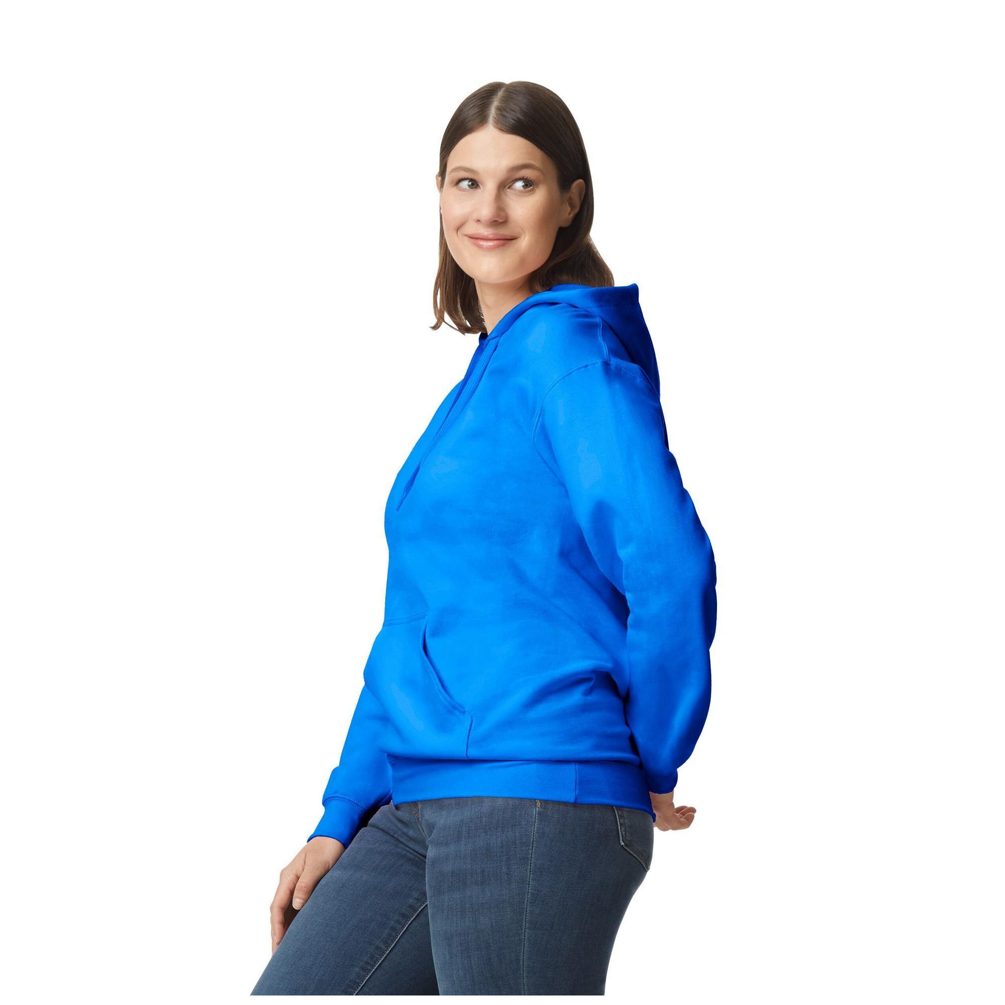 Sweat À Capuche SOFTSTYLE Adulte (Bleu Roi) 3/3