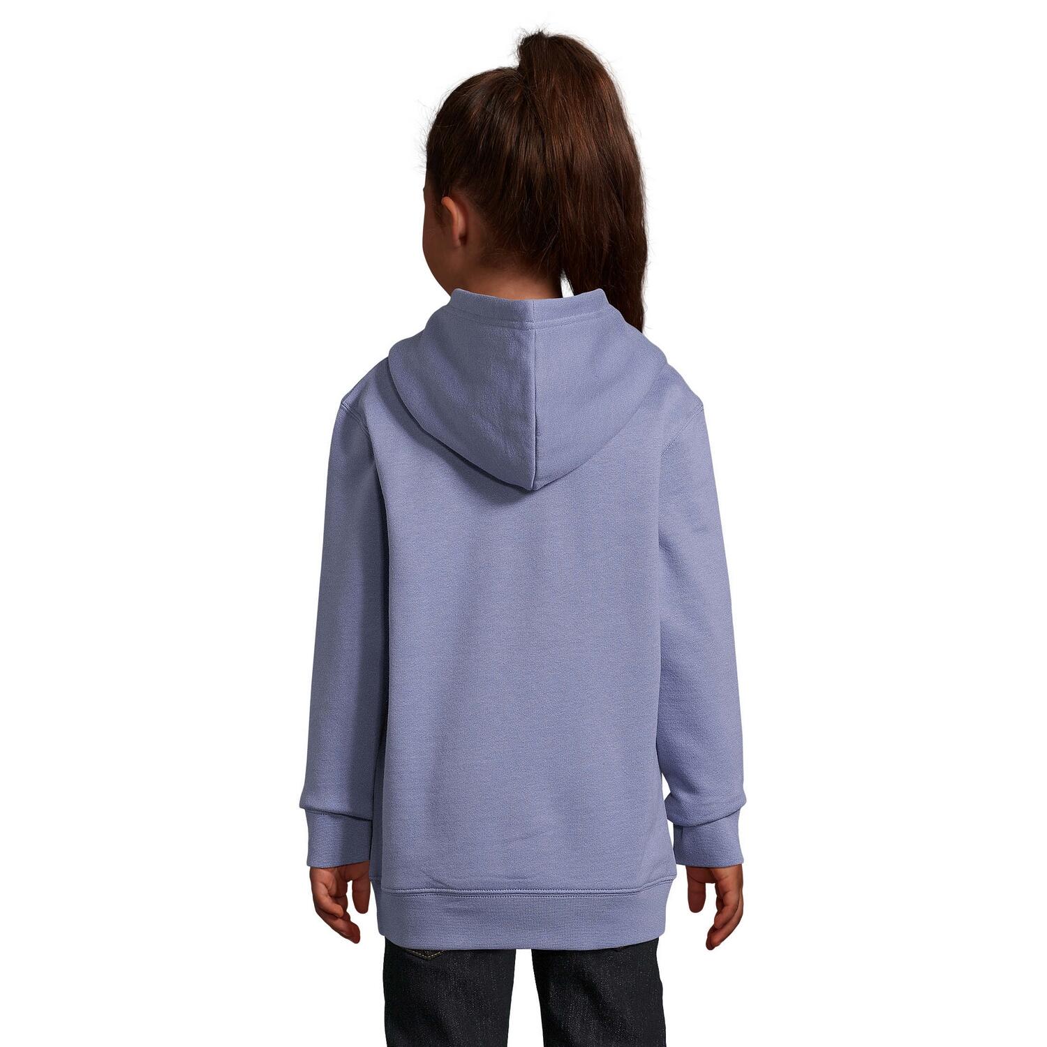 Felpa Con Cappuccio Bambini SOLS Condor Blu 2/3