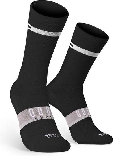 Chaussettes de vélo - Extra Long - Superb Horizon Noir