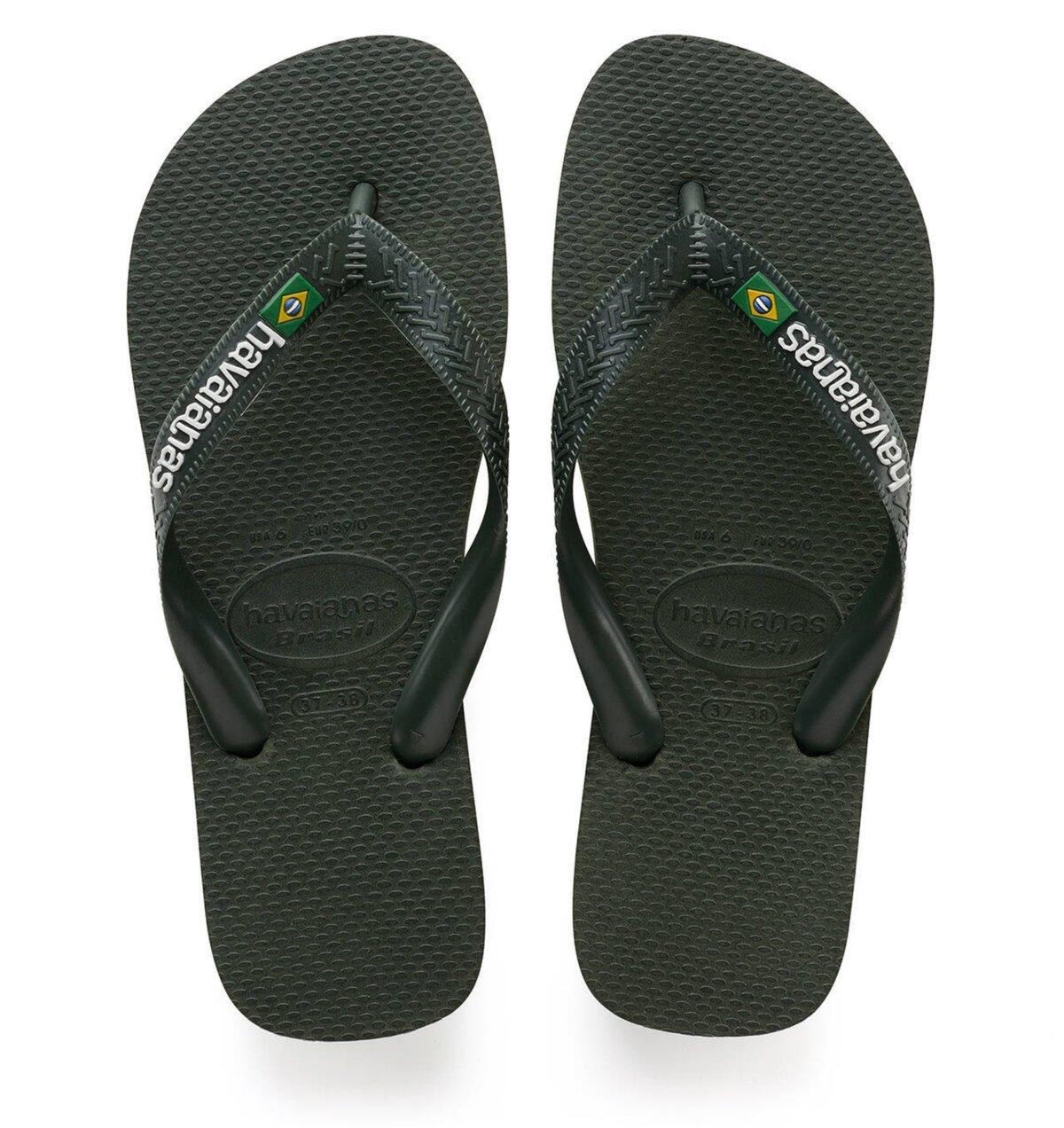 Chinelos Havaianas Modelo 4110850 Cor Verde 6/7