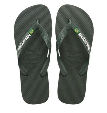 Flip-flops Havaianas Modell Brasil Logo Farbe Grün