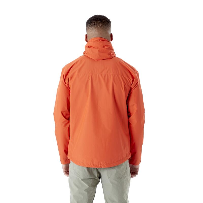 Kurtka przeciwdeszczowa męska Rab Downpour Eco Jacket z kapturem