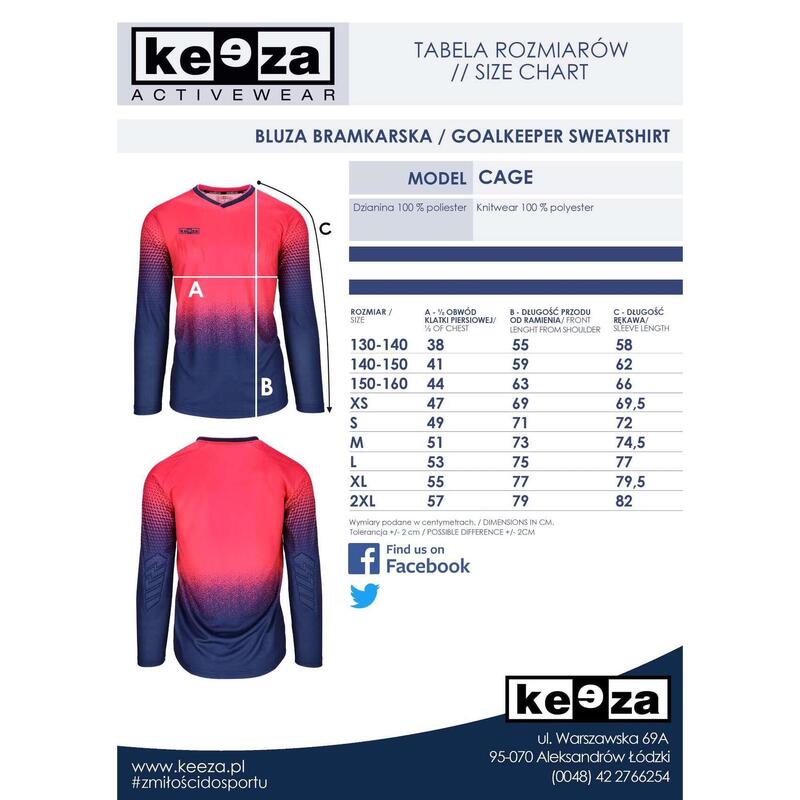 Bluza bramkarska Keeza Bastion Junior