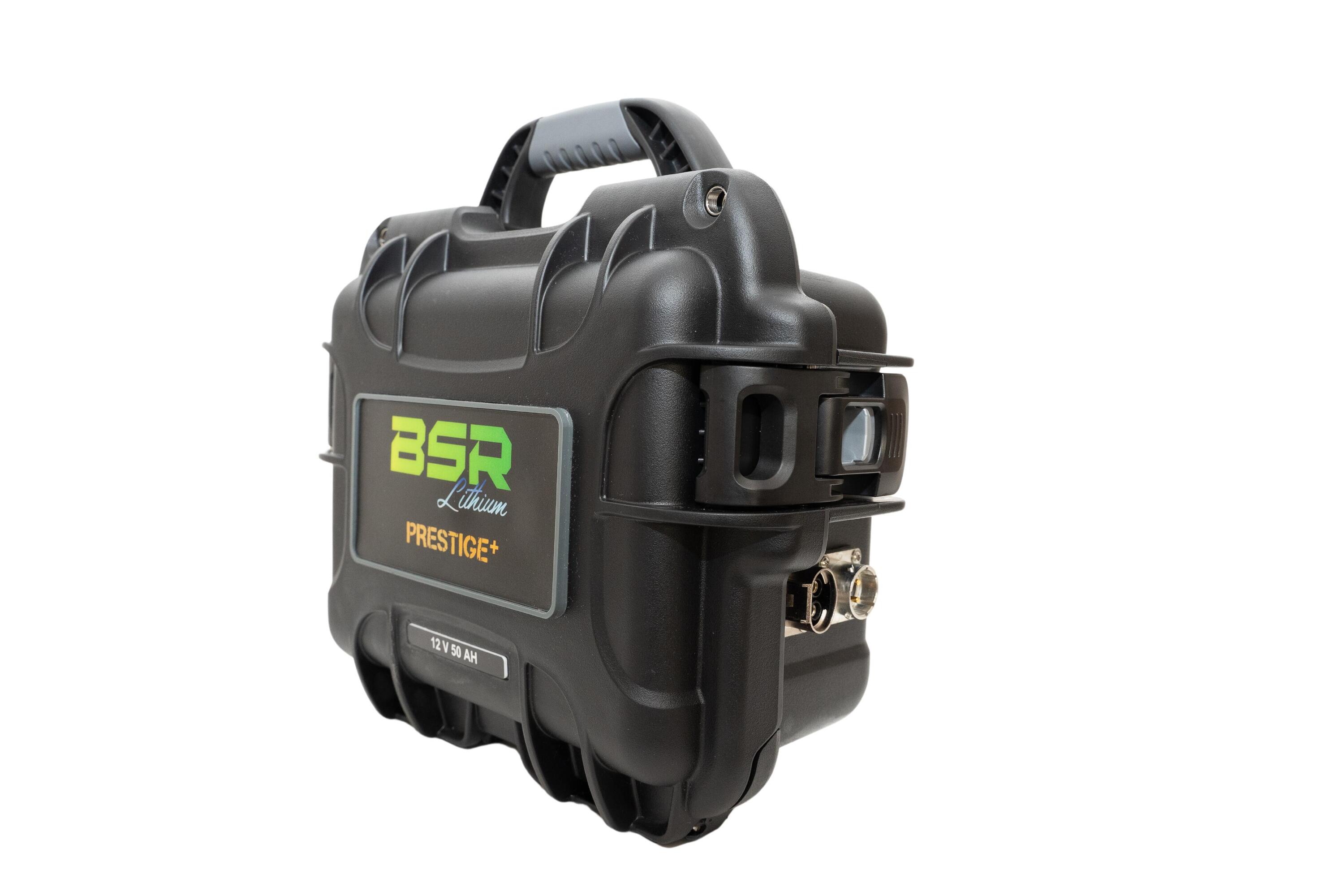 Valise PRESTIGE+ LifePo4 Gen3 12V/50Ah + chargeur+ prise sondeur 1/4