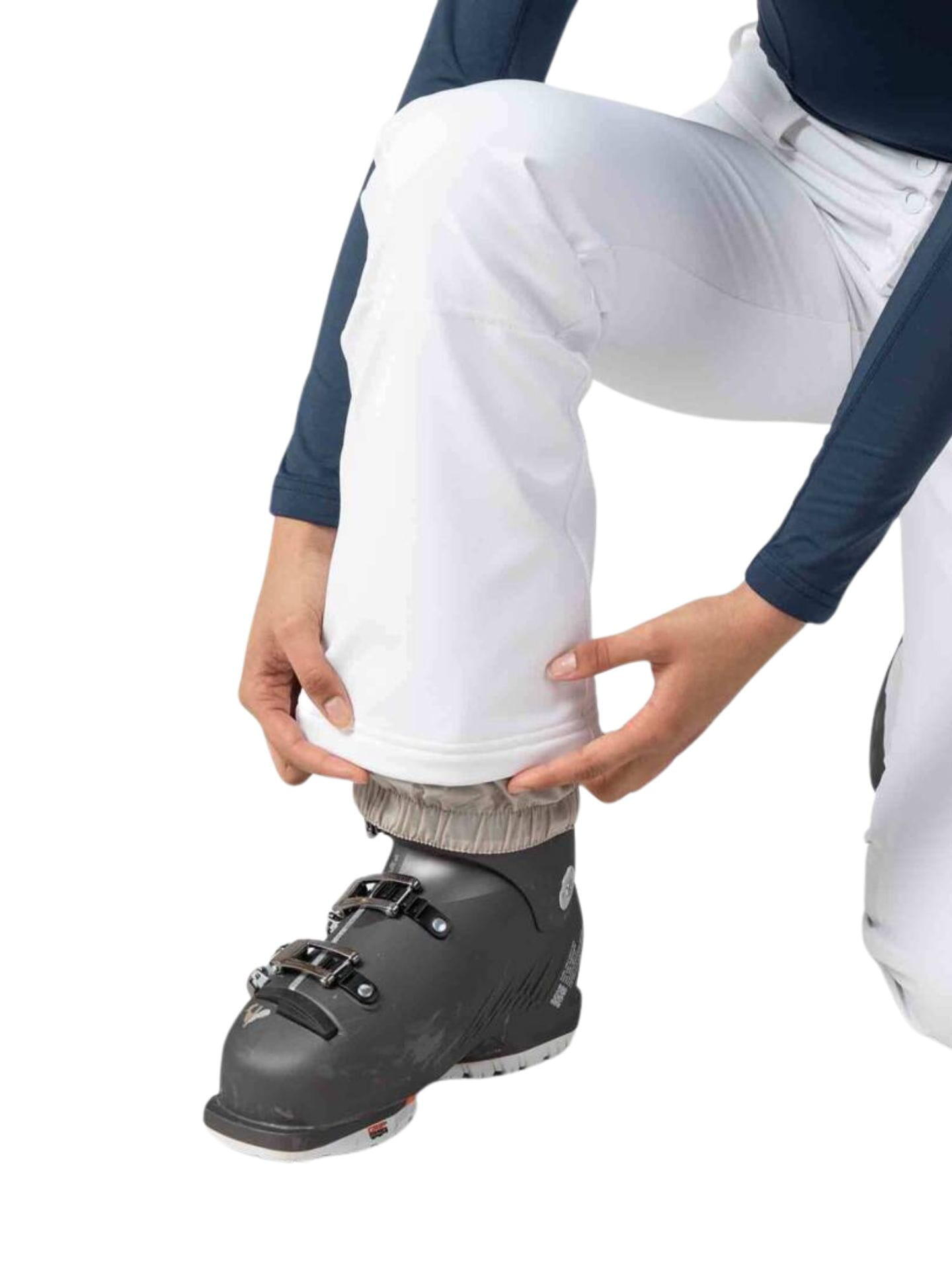 Spodnie Rossignol damskie W Ski Softshell Pant białe 6/6