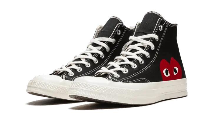 Converse Chuck Taylor All-Star 70s Hi Comme des Garçons PLAY Black 2/4