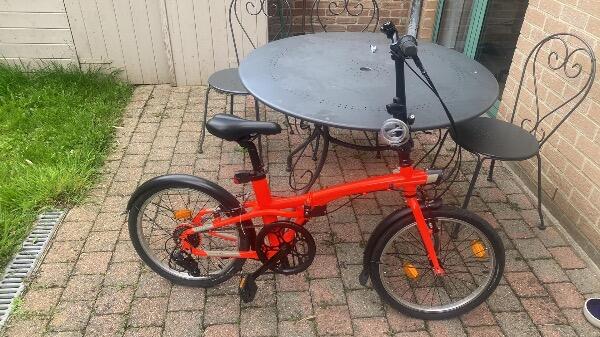 Tussen Particulieren - Rode vouwfiets brwin 4/5