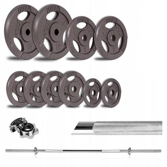 Zestaw kulturystyczny Sapphire Master 50 kg żeliwo