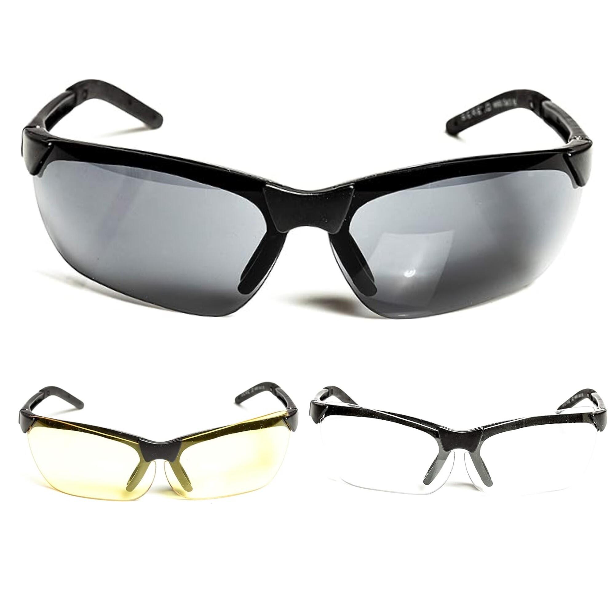 M-WAVE UV400 Adult Category 1 Cycling Sunglasses Triple Polycarbonate Lens