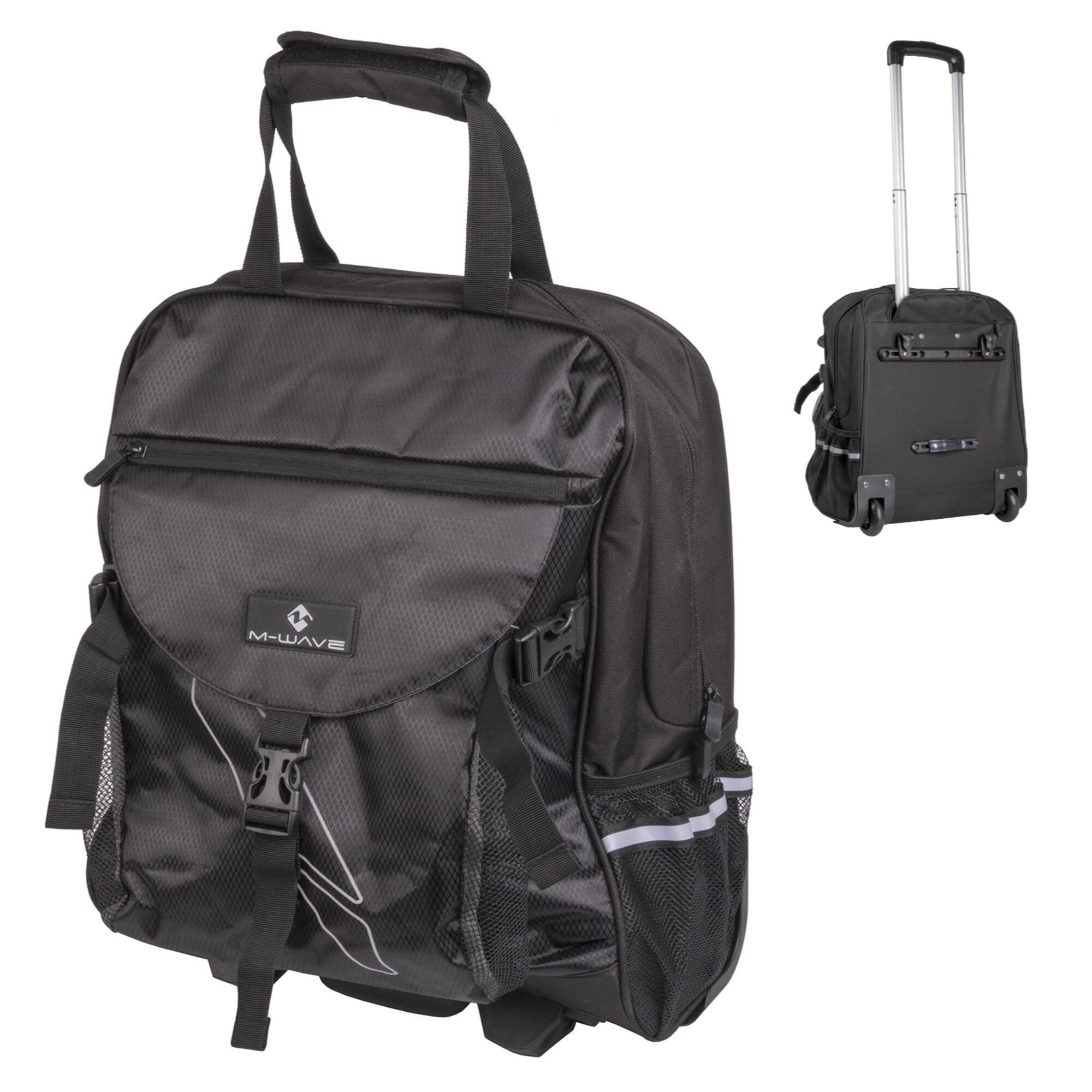 M-WAVE Amsterdam TR S Bike/Cycling Pannier Bag & Trolley - Up to 15 L