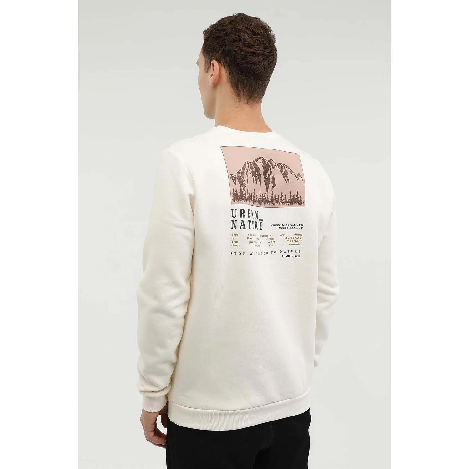 Bluza męska LUMBERJACK NATURE BACK PRINTED SWEATSHIRT 2/5