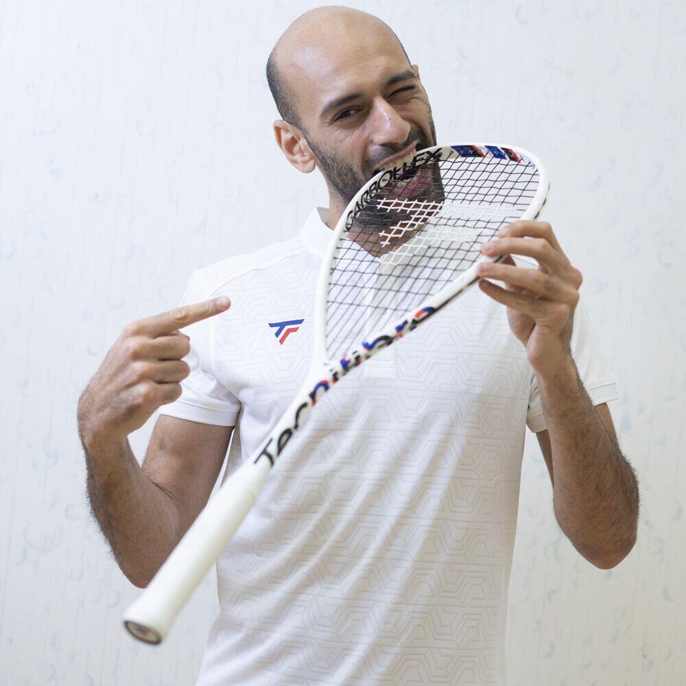 Carboflex X-Top V2 125 (2024) Volwassenen Squash Racket - Wit 7/7