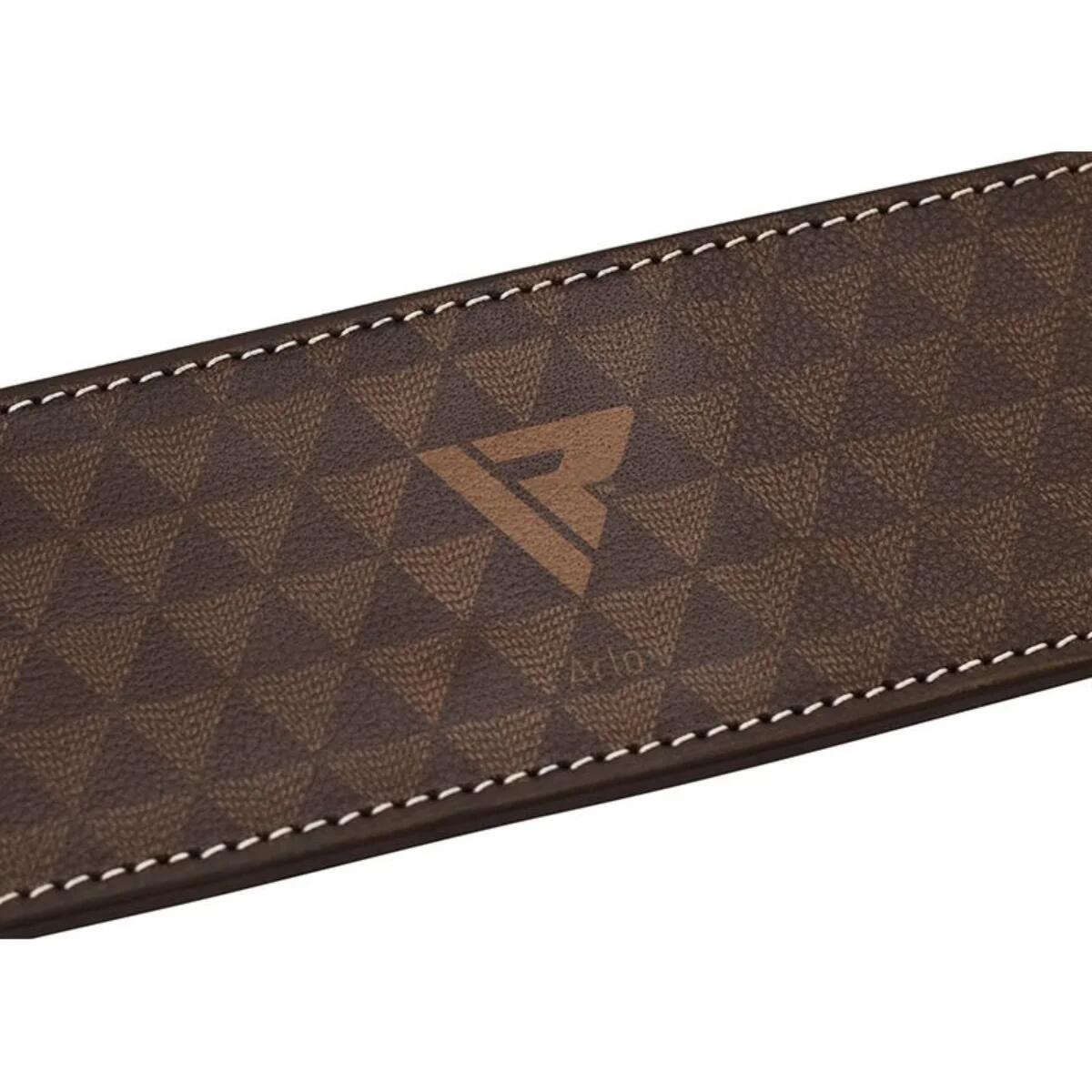 ARLO 4 Inch Medium Tan Leather Weightlifting Belt - Größe: S 4/7