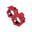 Lock Jaw Collars 50 mm CFSL Rood - Rood