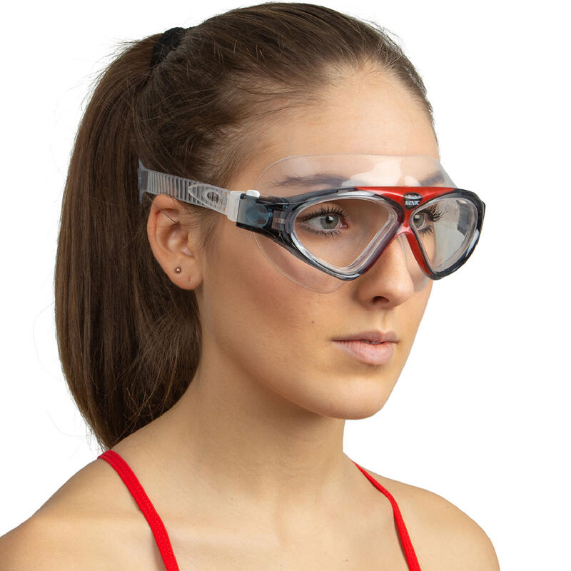 Ochelari de inot Seac - VISION HD, Rosu