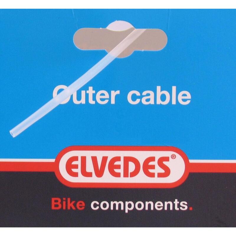 Gaine Intérieure Elvedes Tuyau de Frein Ø2.0 mm HDPE - Blanc (25 M)