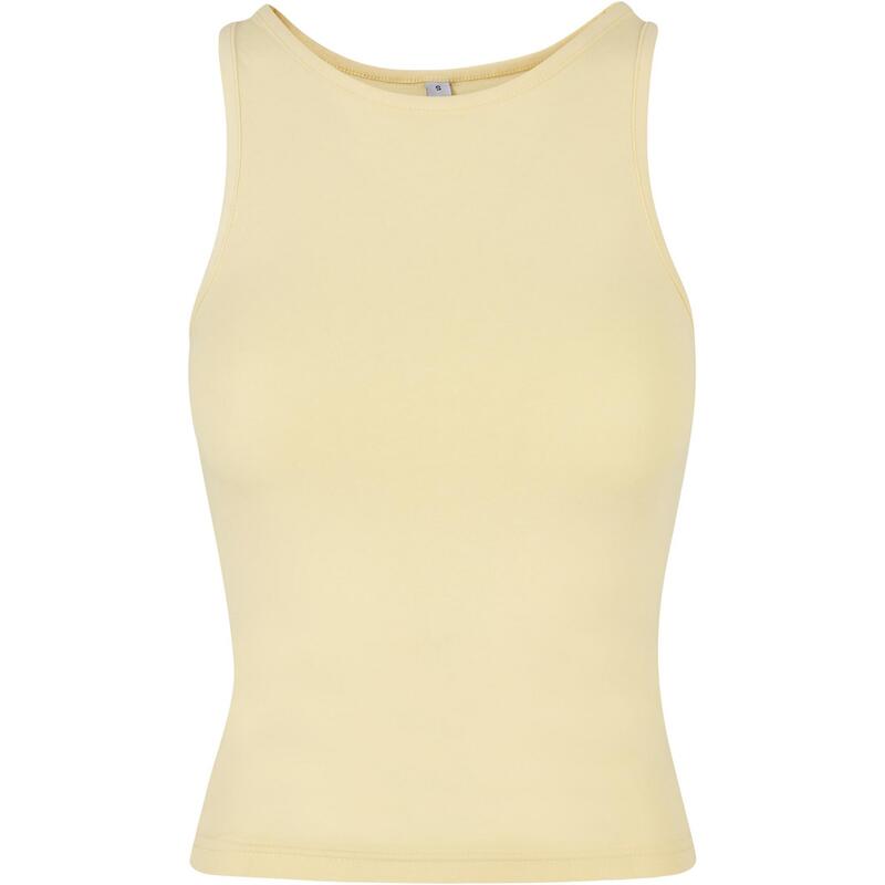 Camiseta Sin Mangas para Mujer Amarillo Suave