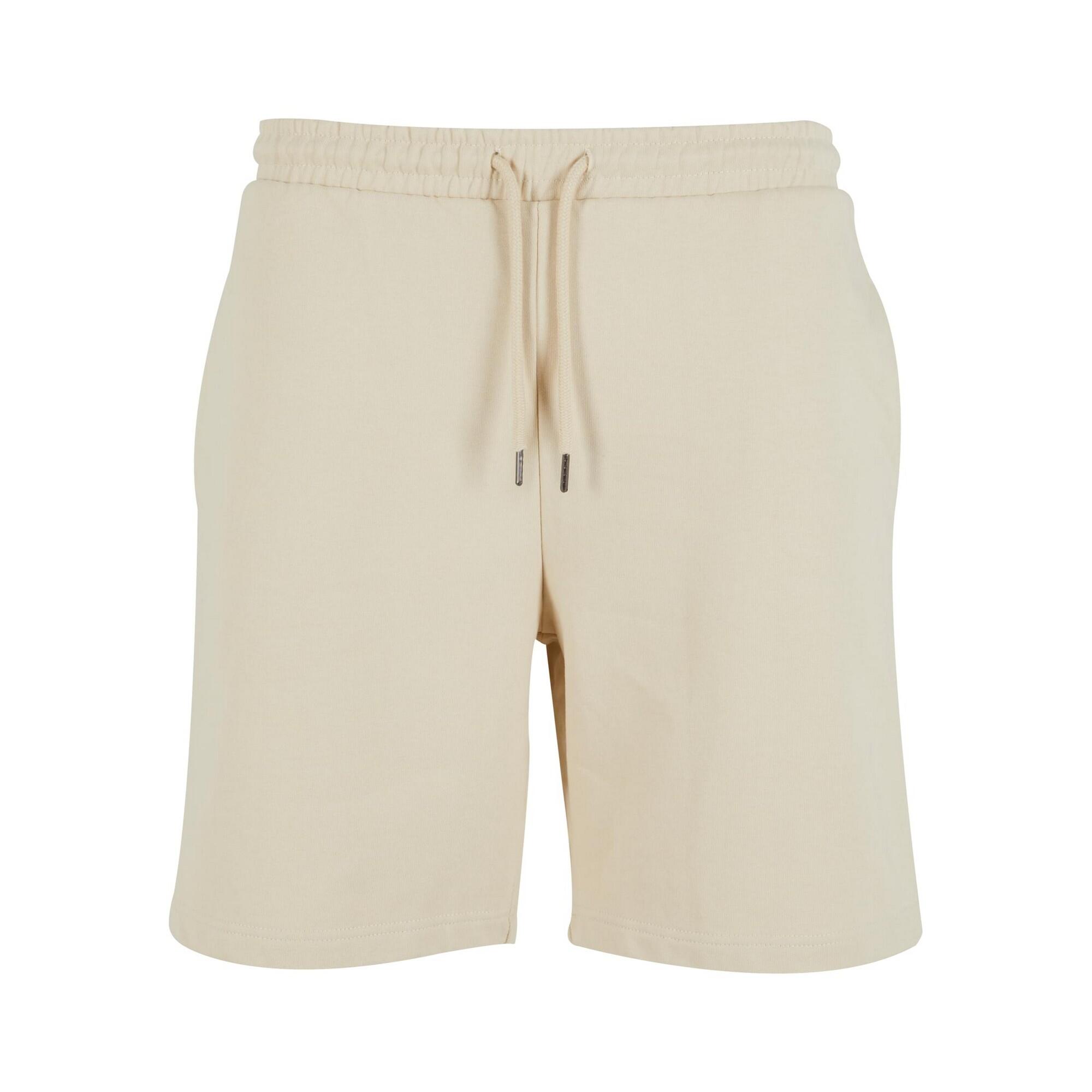 BUILD YOUR BRAND Unisex Ultra Zware Sweat Shorts voor Volwassenen (Zand)
