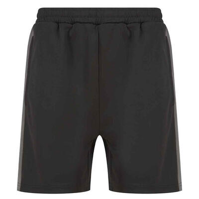 Unisex gebreide ritsbroek voor volwassenen (zwart/gunmetaalgrijs)