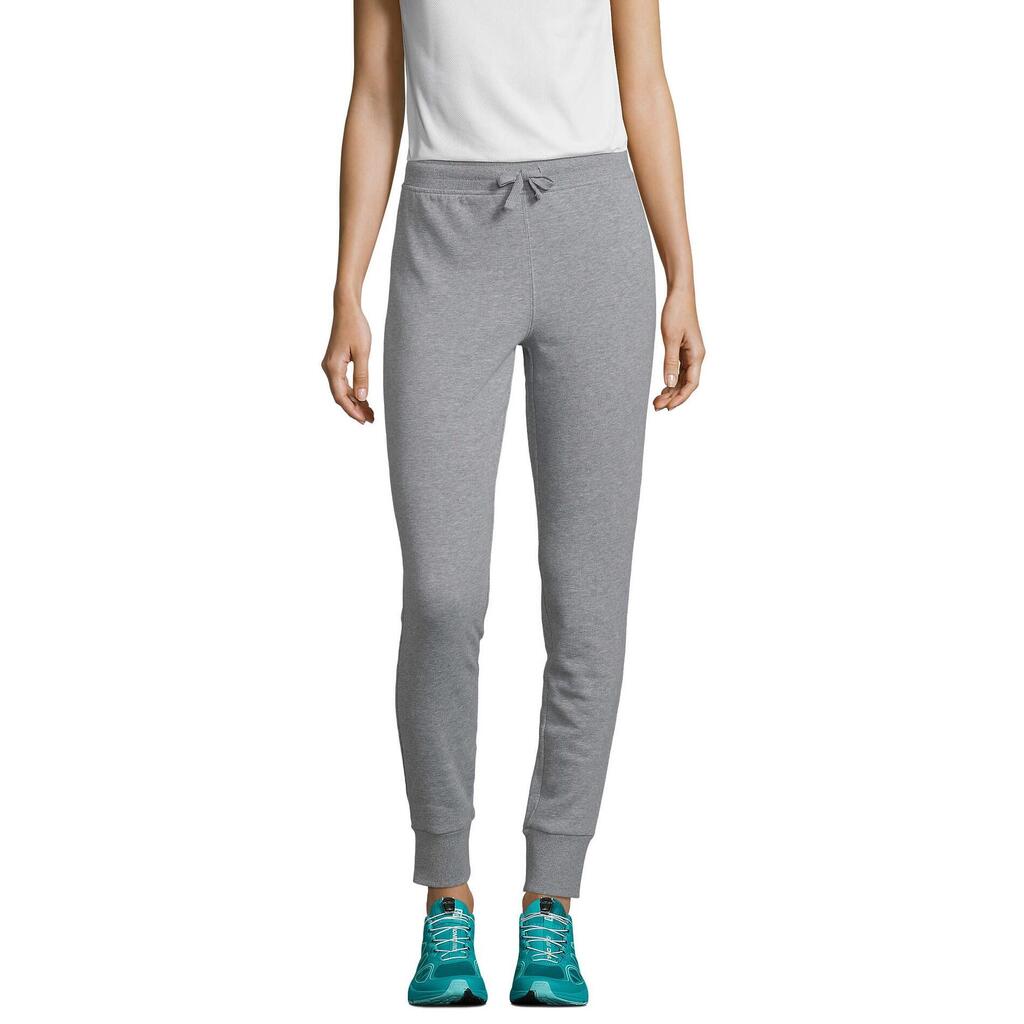 Womens/Ladies Jet Melange Jogging Bottoms (Grey Melange)
