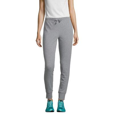 Dames jet melange joggingbroek (grijze melange)