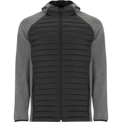 Heren Minsk Jas (Zwart/Zwarte Melange)