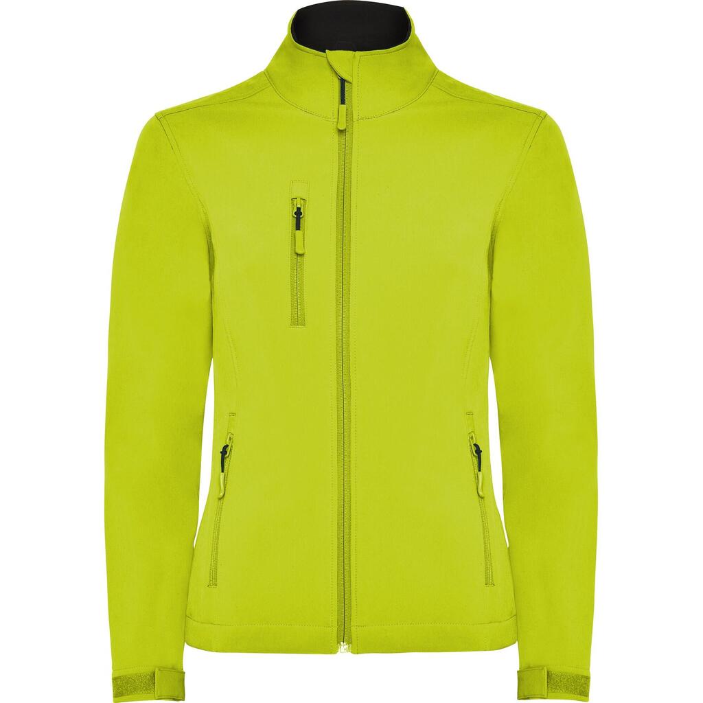 Womens/Ladies Nebraska Soft Shell Jacket (Lime Punch)